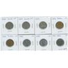 Image 1 : 8- Canadian 5 Cents 1922, 1924, 1942, 1942 Tombac, 1943 Tombac, 1944, 1945, 2005