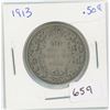 Image 1 : 1913 50 Cents Canadian Silver