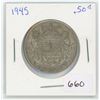Image 1 : 1945 50 Cents Canadian Silver