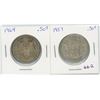 Image 1 : 1957 50 Cents Canadian Silver, 1964 50 Cents Canadian Silver
