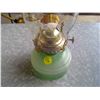 Image 2 : Green Glass Kerosene Lamp