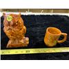 Image 1 : Owl Piggy Bank + Tiki Mug