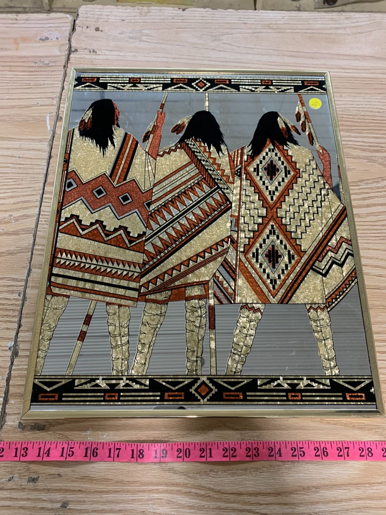 Indigenous Person Mirror - Schmalz Auctions