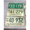 Image 2 : 6 Saskatchewan License Plates