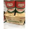 Image 2 : 4 - 1 Gallon Co-op Anti Freeze Tins in Original Box