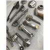 Image 4 : Lot of Vintage Chrome Door Handles and Window Rollers - Over 20 Pieces!