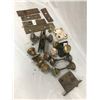Image 1 : Lot of Vintage Doorknobs, Locks, Back Plates, and 1 Skeleton Key