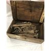 Image 5 : Wooden Toolbox c/w Ove 30 Pieces of Tools from a Blacksmith Shop