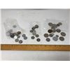Image 1 : Bag of USA Assorted Buffalo Nickels, Bag of Assorted Canadian Wartime Five Cent Coins, Bag of Assort