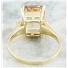 Image 4 : 2.26 CTW Morganite 14K Yellow Gold Diamond Ring