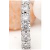 Image 4 : 2.80 CTW Natural Diamond 18K Solid White Gold Ring