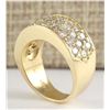 Image 3 : 1.85 CTW Natural Diamond Ring 14k Solid Yellow Gold