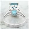 Image 4 : 10.51 CTW Zircon 14K White Gold Diamond Ring