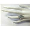 Image 4 : 7.11 CTW Natural Aquamarine And Diamond Ring In 14K Solid Yellow Gold