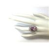 Image 4 : 12.00 CTW Natural Kunzite And Diamond Ring 18K Solid White Gold