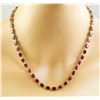 Image 1 : 42.80 CTW Ruby 18K Yellow Gold Diamond Necklace