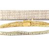 Image 1 : 4.50 CTW Natural Diamond Bracelet In 18K Yellow Gold