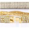 Image 2 : 4.50 CTW Natural Diamond Bracelet In 18K Yellow Gold