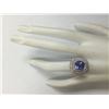 Image 4 : 6.88 CTW Natural Tanzanite Diamond Ring 18K Solid White Gold