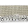 Image 1 : 3.50 CTW Natural Diamond Bracelet In 18K White Gold