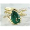 Image 1 : 3.55 CTW Emerald 14K Yellow Gold Diamond Ring