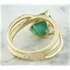 Image 4 : 3.55 CTW Emerald 14K Yellow Gold Diamond Ring