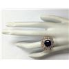 Image 4 : 7.46 CTW Natural Blue Sapphire Diamond Ring 14K Solid Rose Gold