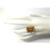 Image 4 : 16.61 CTW Natural Citrine And Diamond Ring 14K Solid Yellow Gold