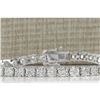 Image 1 : 12.00 CTW Natural Diamond Bracelet In 18K Solid White Gold