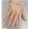 Image 3 : 12.00 CTW Natural Diamond Bracelet In 18K Solid White Gold