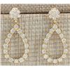 Image 1 : 4.50 CTW Natural Diamond Earrings In 14K Yellow Gold