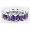 Image 1 : 10.00 CTW Amethyst 14K White Gold Ring
