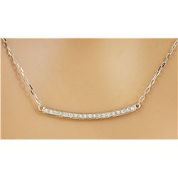 0.20 CTW Diamond 14K White Gold Necklace
