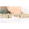 Image 2 : 2.38 CTW Natural Diamond 18K Solid Yellow Gold Bracelet