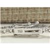 Image 2 : 4.50 CTW Natural Diamond Bracelet In 14K Solid White Gold