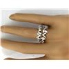 Image 5 : 1.26 CTW Natural Diamond 18K Solid White Gold Ring