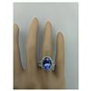 Image 5 : 6.10 CTW Tanzanite 18K White Gold Diamond Ring
