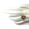 Image 4 : 7.12 CTW Natural Peach Morganite And Diamond Ring In 14K Solid Rose Gold