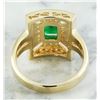 Image 4 : 2.40 CTW Emerald 14K Yellow Gold Diamond Ring