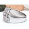 Image 3 : 2.63 CTW Natural Diamond 14K Solid White Gold Ring