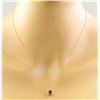 Image 3 : 1.50 CTW Garnet 18K Yellow Gold Necklace