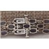 Image 2 : 23.85CTW Natural Tanzanite And Diamond Bracelet In 14K Solid White Gold