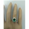 Image 5 : 1.76 CTW Emerald 18K Yellow Gold Diamond Ring