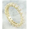 Image 3 : 2.55 CTW Diamond 18K Yellow Gold Eternity Ring Band