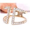 Image 2 : 0.60 CTW Natural Diamond 14K Solid Yellow Gold Ring