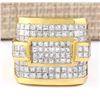 Image 1 : 6.90 CTW Natural Diamond Ring In 14K Yellow Gold