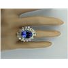 Image 5 : 10.75 CTW Tanzanite 14K Yellow Gold Diamond ring