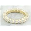 Image 2 : 2.55 CTW Diamond 14K Yellow Gold Eternity Ring Band