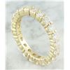 Image 3 : 2.55 CTW Diamond 14K Yellow Gold Eternity Ring Band