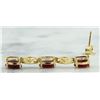 Image 3 : 2.65 CTW Ruby 18K Yellow Gold Diamond Earrings